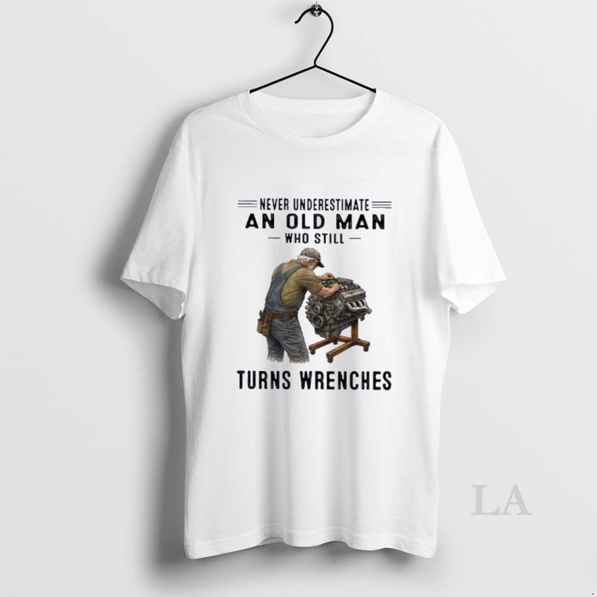 Original Never Underestimate An Old Man Who Still Turns Wrenches Shirt