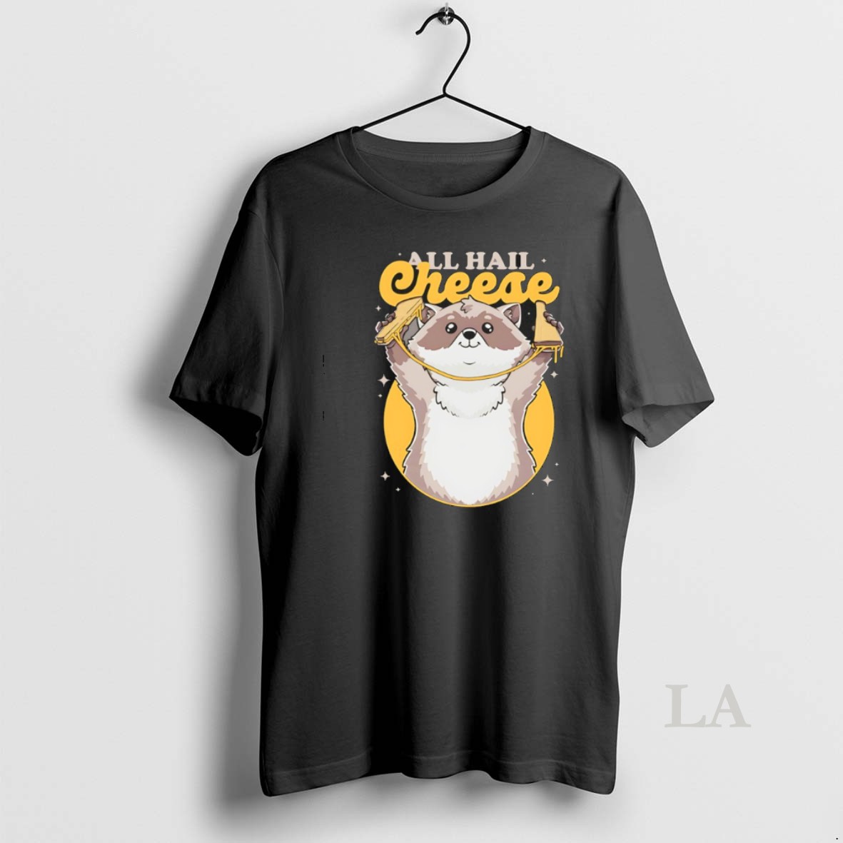 Original Raccoon All Hail Cheese Meme Shirt