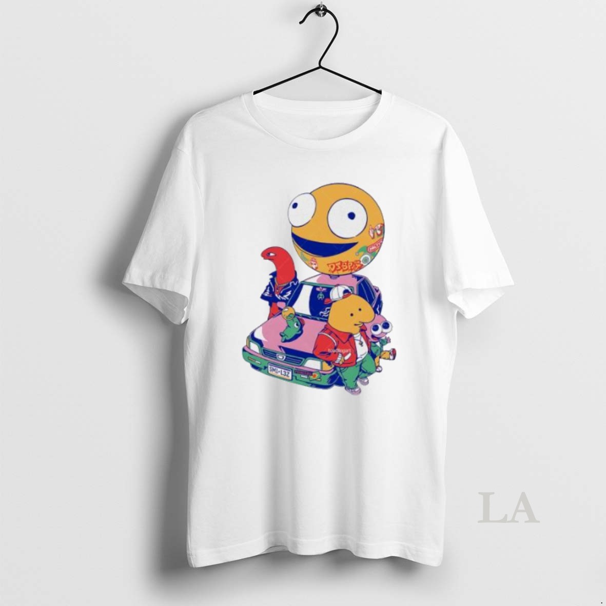 Original Smiling Friends Cartoon Characters Womens Shirt