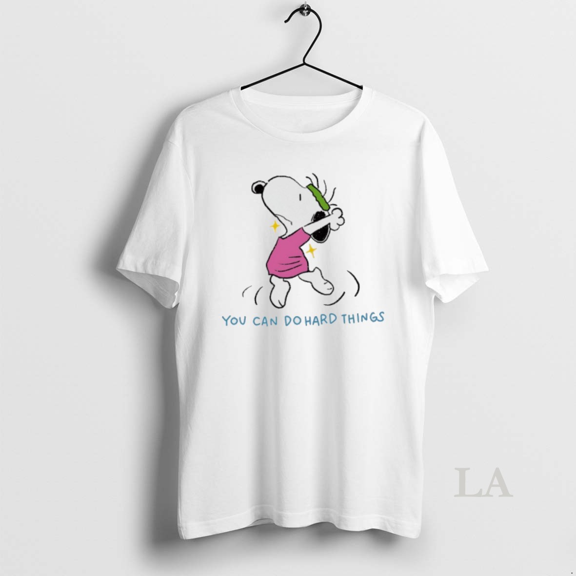 Original Snoopy Dancing You Can Do Hard Things Shirt