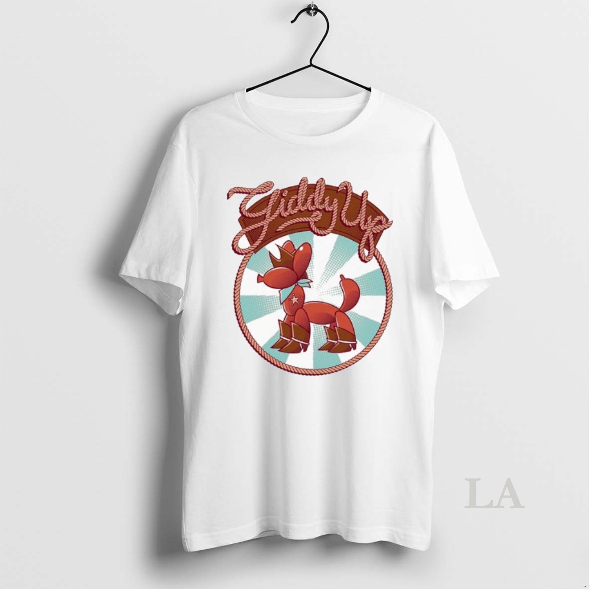 Original Spindlehorse Giddy Up Balloon Horse Shirt