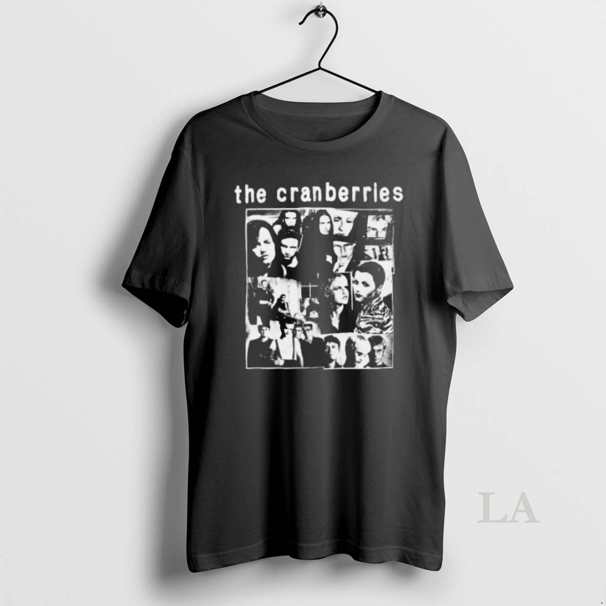 Original The Cranberries Band Photo Collage Maroon Shirt
