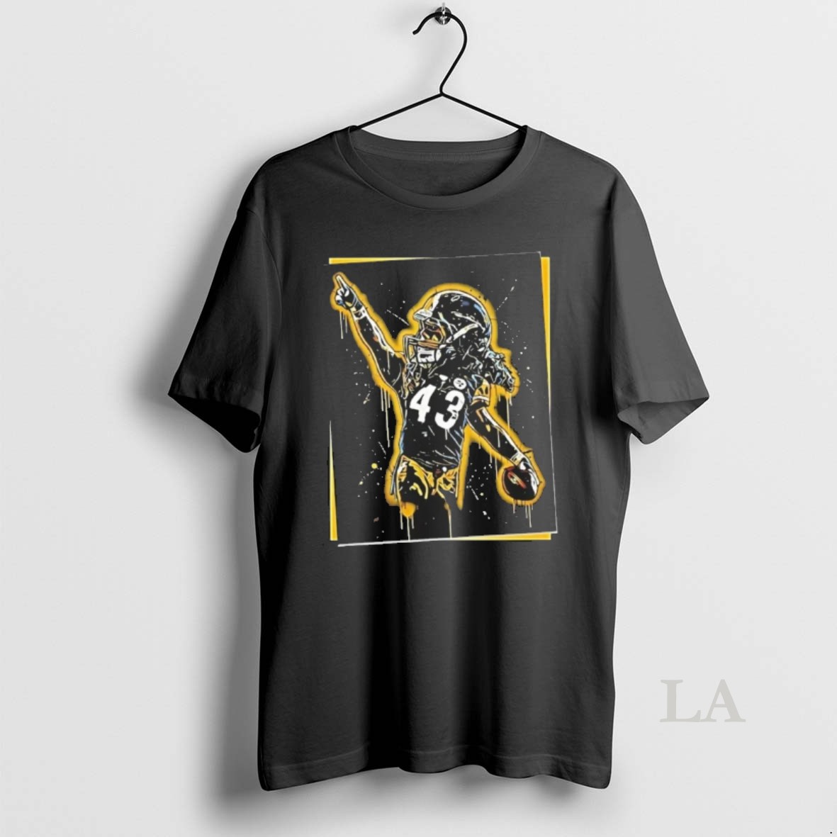 Original Troy Polamalu Pittsburgh Steelers Football Player Graphic Shirt