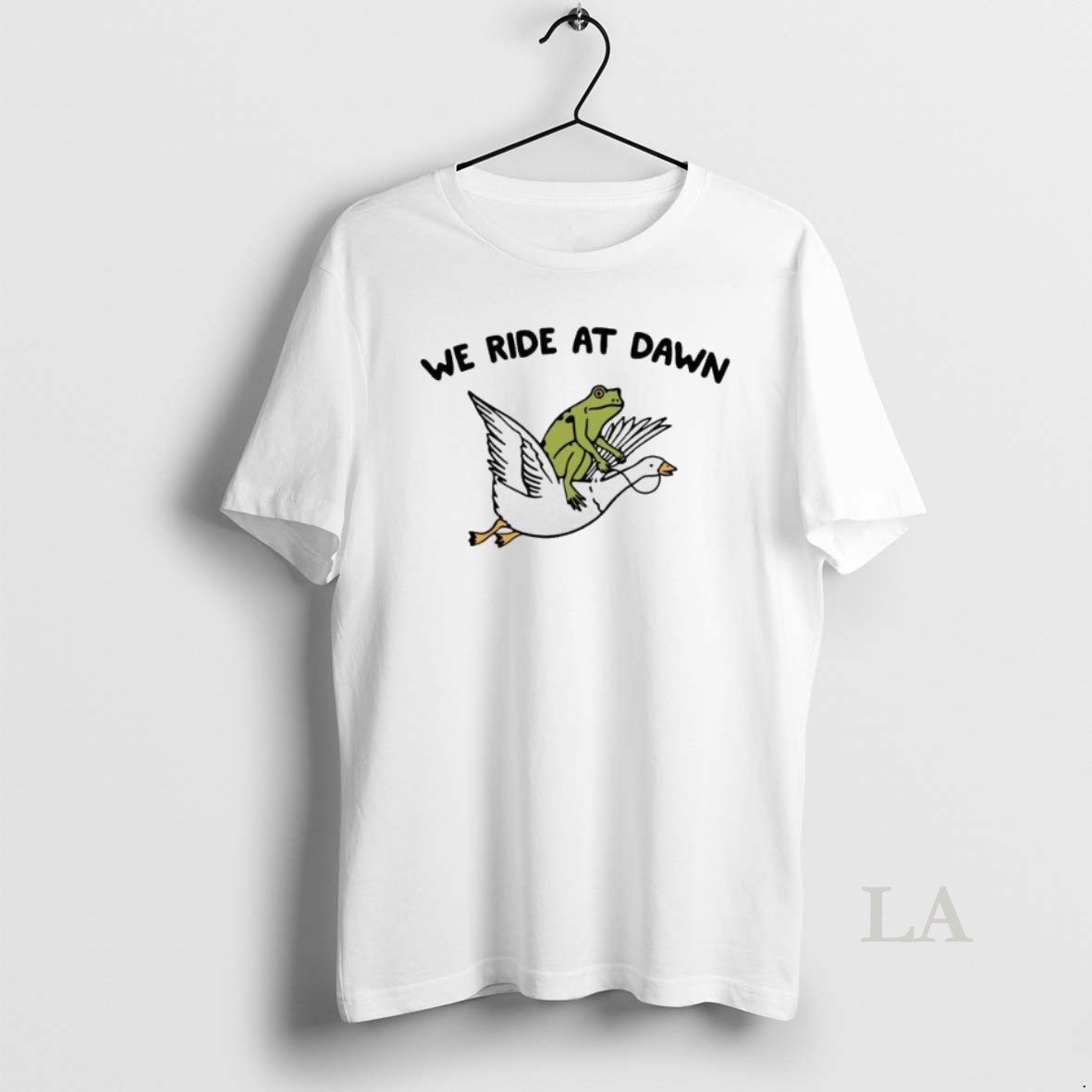 Original We Ride At Dawn Frog Goose Shirt