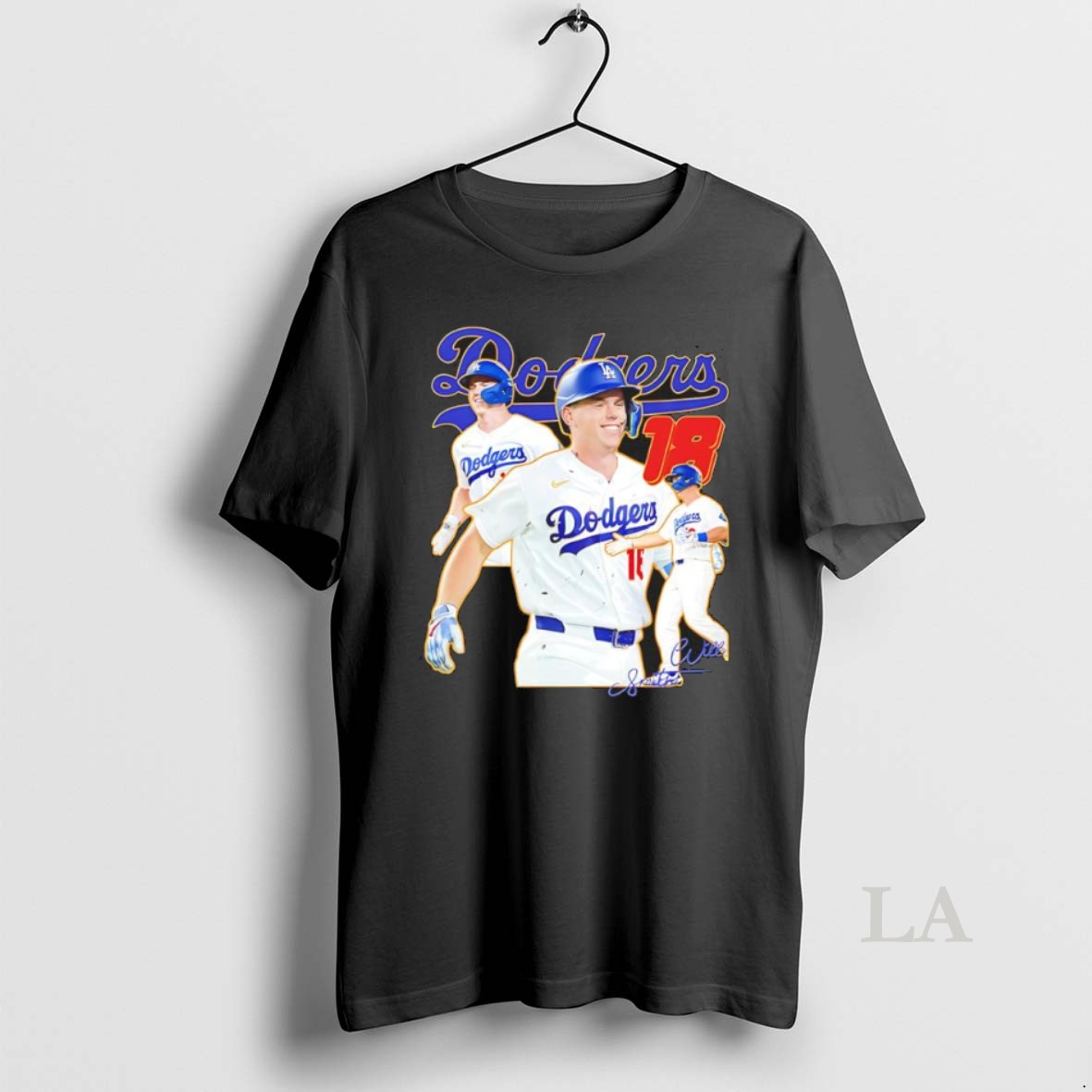 Original Will Smith Los Angeles Dodgers Mlb 2026 Number 18 Signature Shirt
