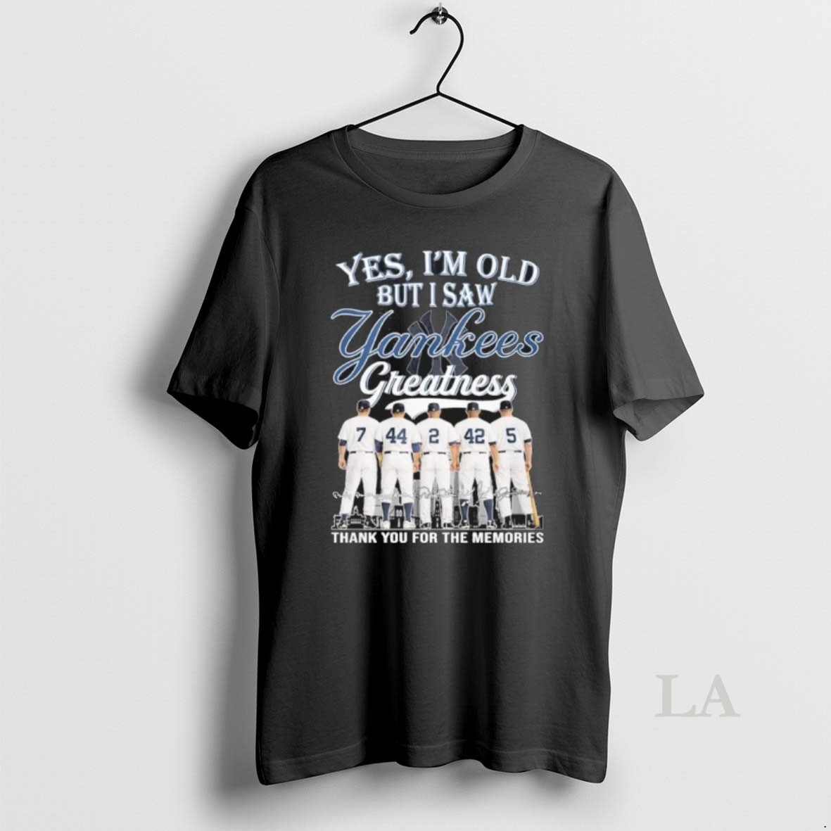 Original Yes Im Old But I Saw New York Yankees Legends Greatness Shirt