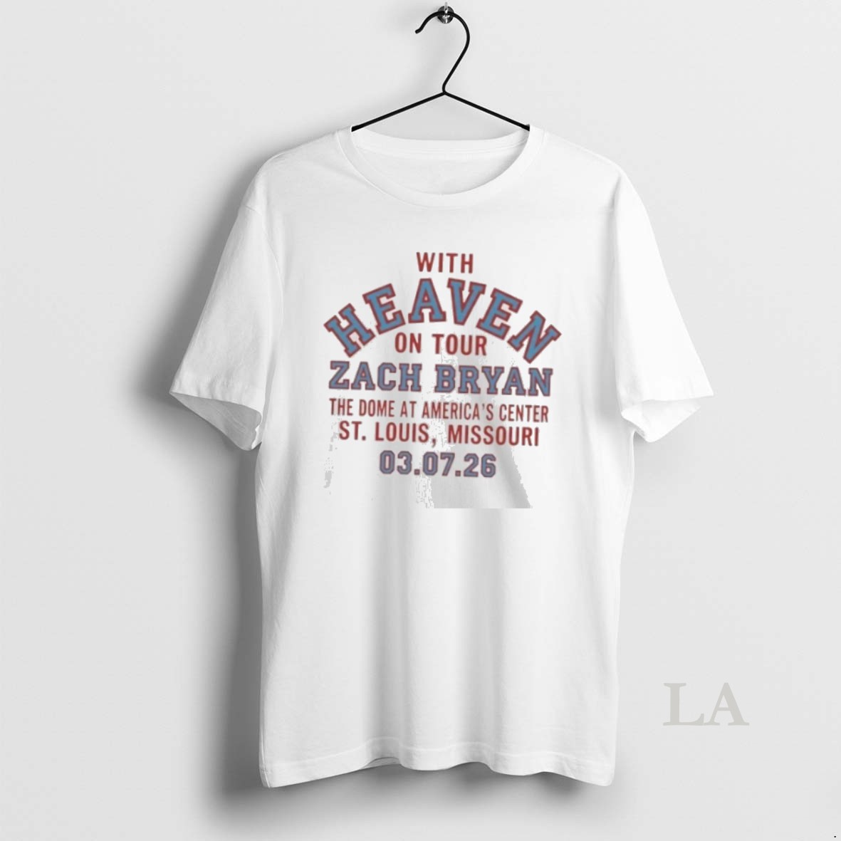 Original Zach Bryan With Heaven On Tour Mar 7 2026 St Louis Shirt