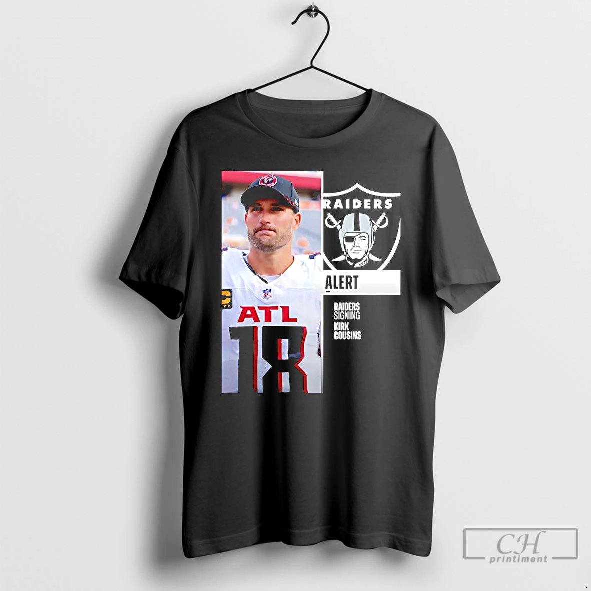 Classic Former Falcons Qb Kirk Cousins Signs With Raiders T Shirts Sweater Hoodie