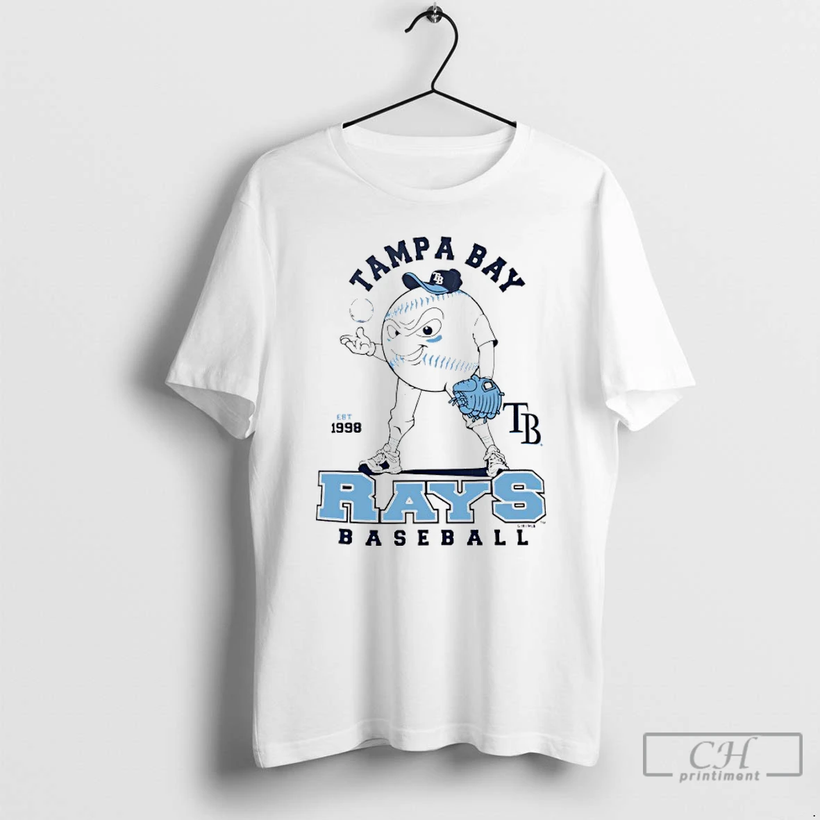 Classic Tampa Bay Rays Baseball Character Est 1998 T Shirts Sweater Hoodie