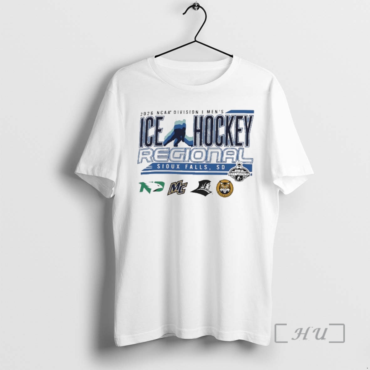Officials 2026 Ncaa D I Mens Ice Hockey Regional Logos Sioux Falls Premium T Shirts Sweater Hoodie