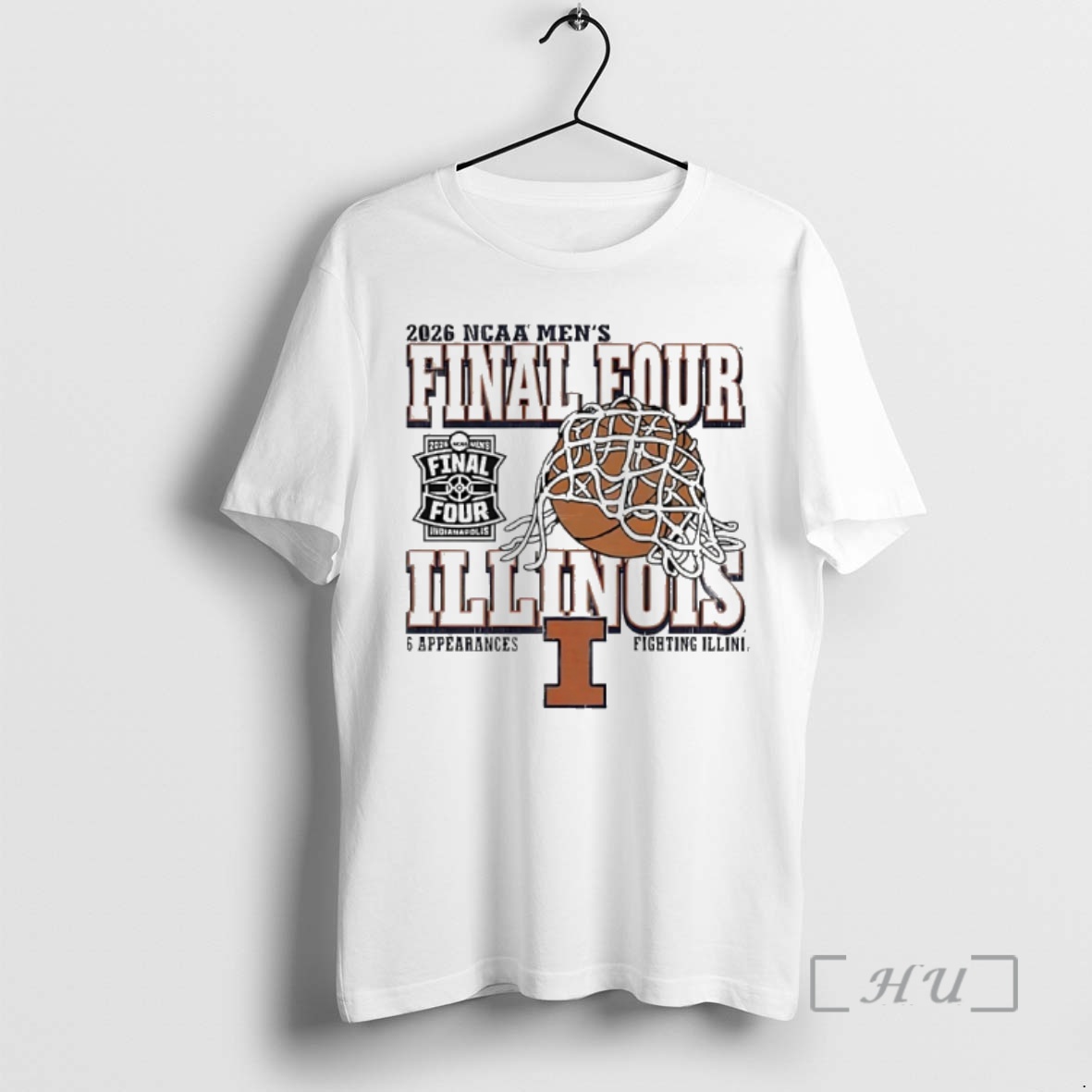 Officials 2026 Ncaa Mens Basketball Final Four Illinois Fighting Illini Premium T Shirts Sweater Hoodie