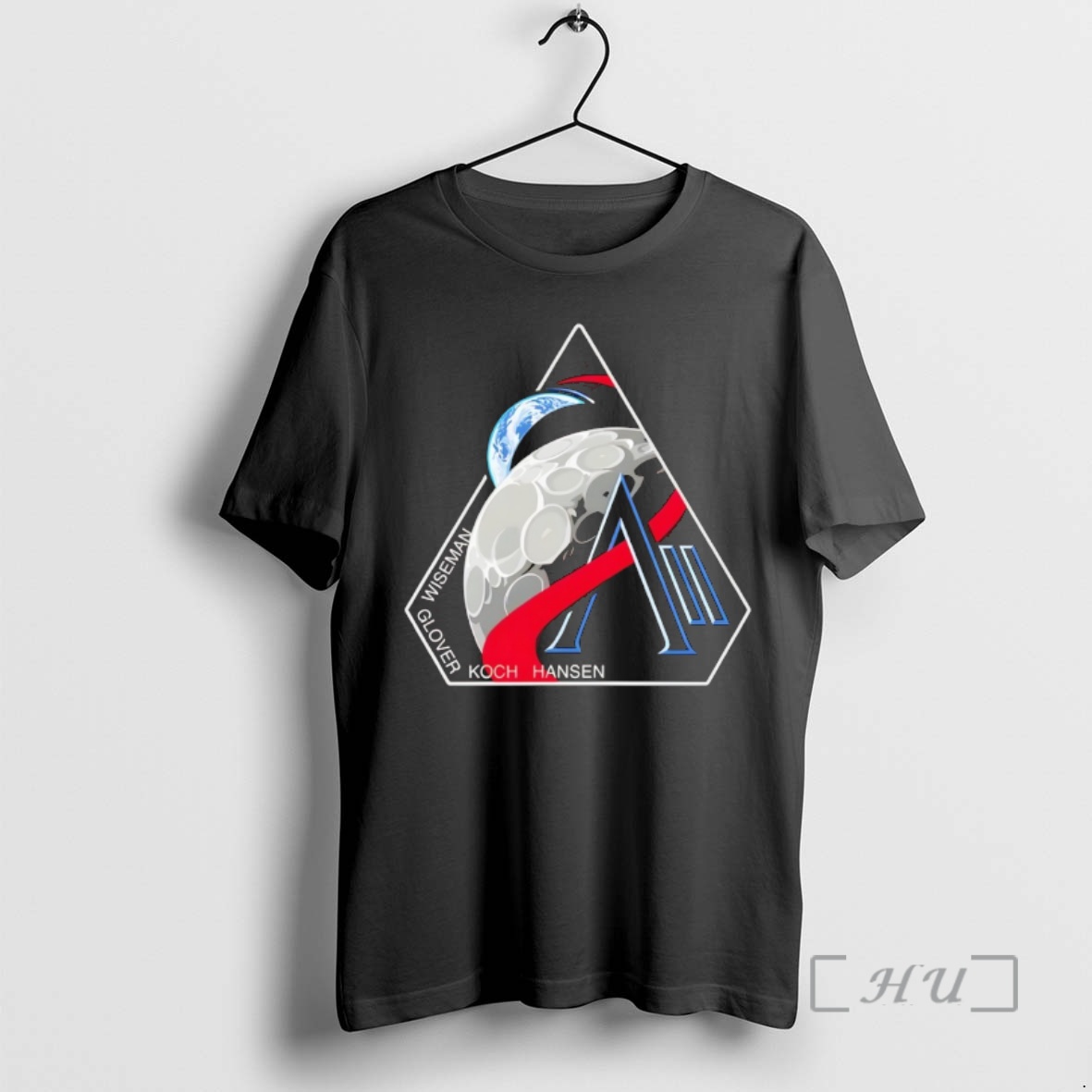 Officials Artemis Ii Mission Nasa Moon Mission Glover Wiseman Koch Hansen Premium T Shirts Sweater Hoodie