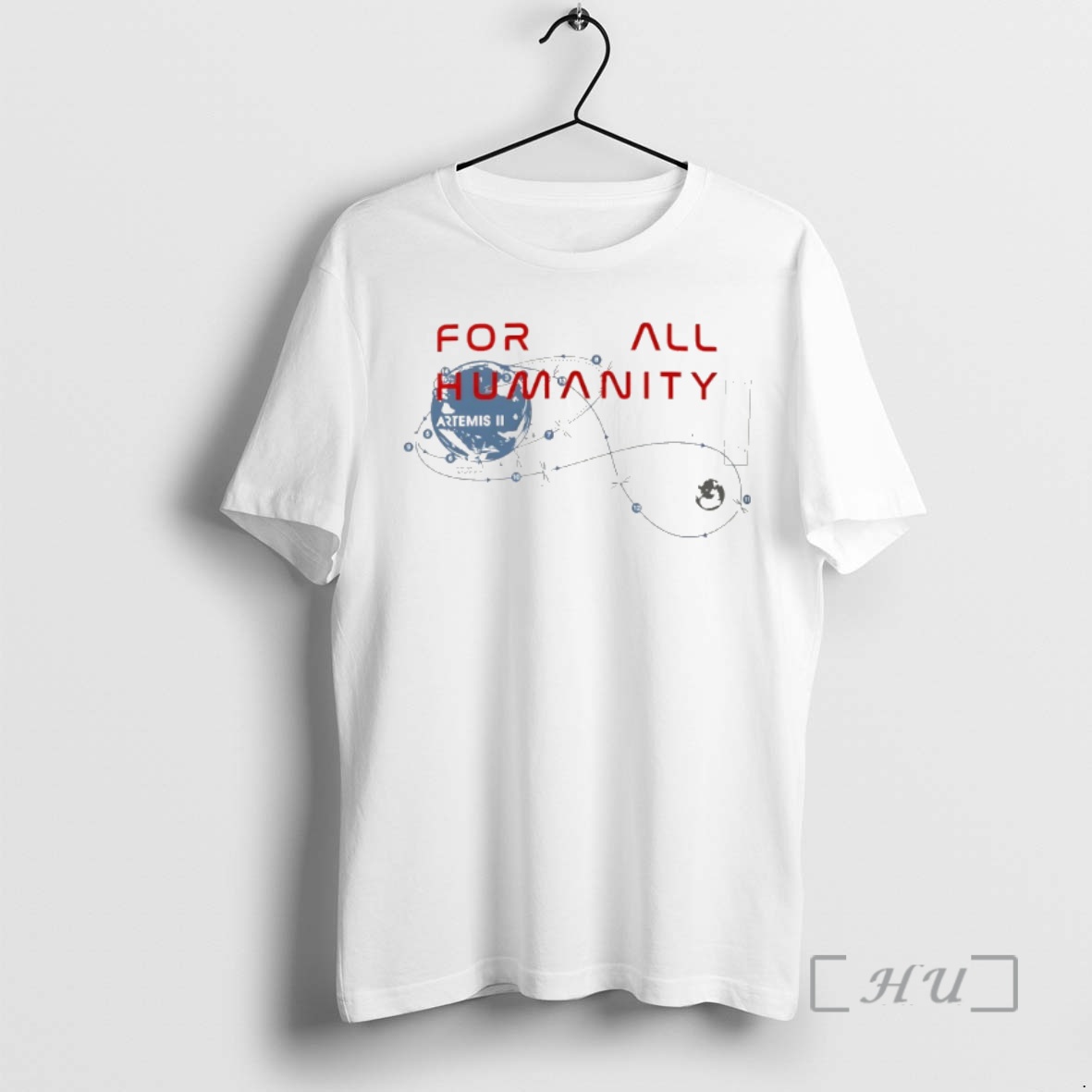 Officials Artemis Ii For All Humanity Nasa The Moon Premium T Shirts Sweater Hoodie