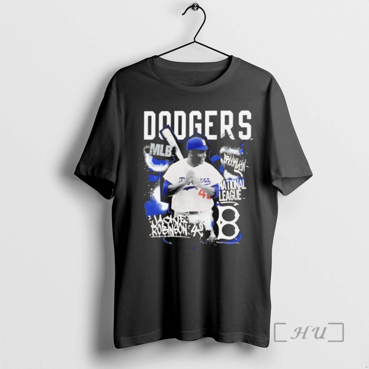 Officials Brooklyn Dodgers Jackie Robinson Player Graphic Art Premium T Shirts Sweater Hoodie