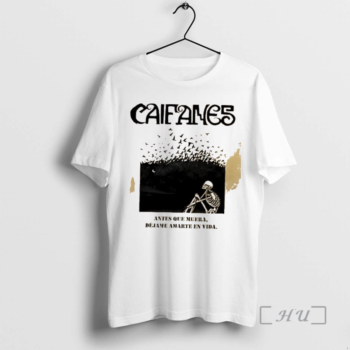 Officials Hk9dz2on Caifanes Miedo Skeleton Birds Premium T Shirts Sweater Hoodie
