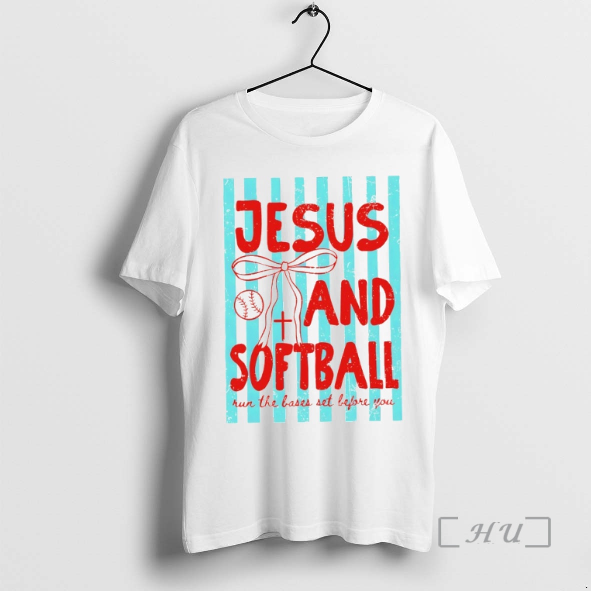 Officials Jesus And Softball Run The Bases Set Before You Premium T Shirts Sweater Hoodie