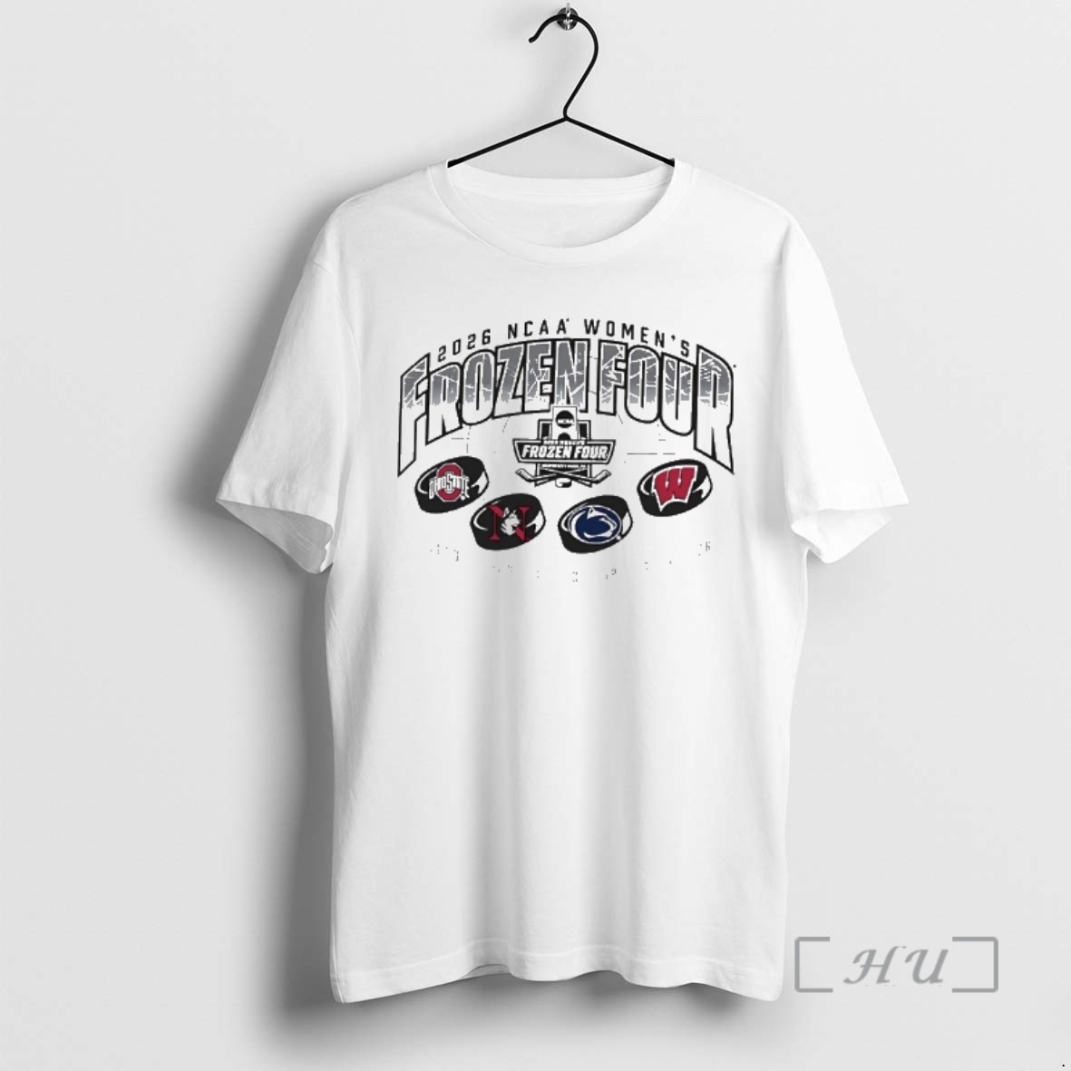 Officials Ohio State Vs Northeastern And Penn State Vs Wisconsin 2026 Ncaa Womens Frozen Four Champions Win Here Logos Premium T Shirts Sweater Hoodie