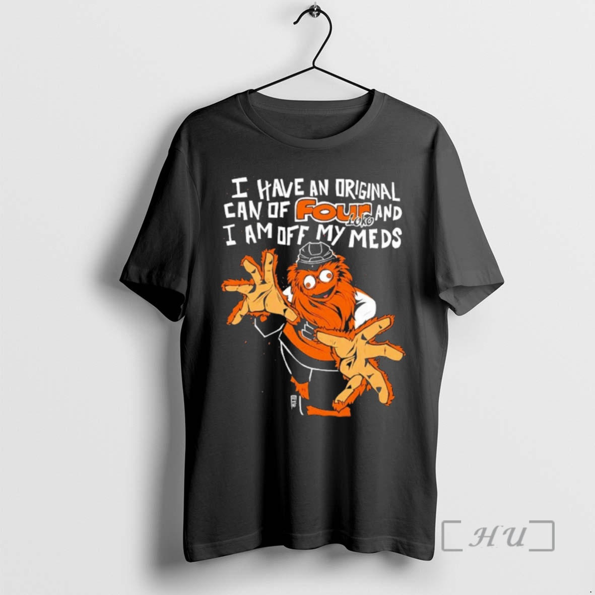 Officials Philadelphia Hockey Flyers Gritty I Have An Can Of Four Loko I Am Off My Meds Premium T Shirts Sweater Hoodie