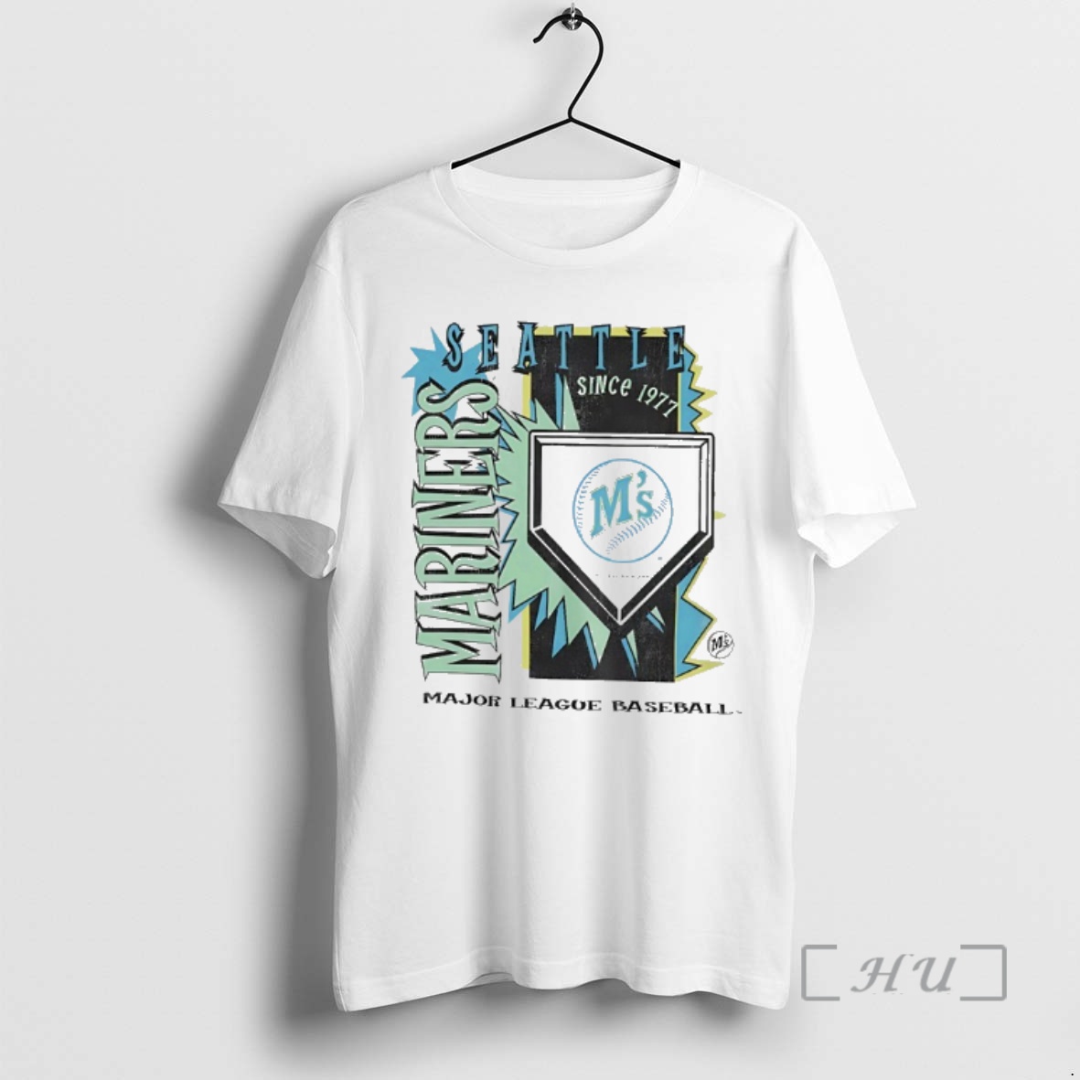 Officials Seattle Mariners 1977 Mlb Cooperstown Neon Field Shock Premium T Shirts Sweater Hoodie