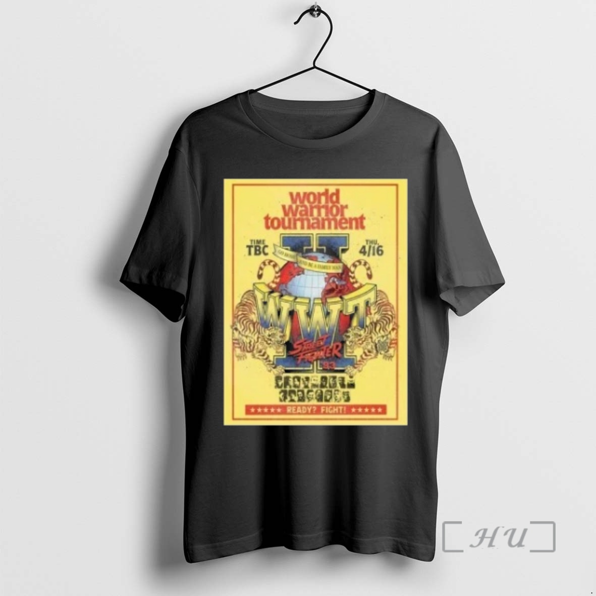 Officials Street Fighter Movie World Warrior Tournament Flyer Premium T Shirts Sweater Hoodie