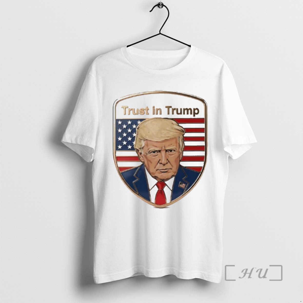 Officials Trust In Trump Americans Shield Premium T Shirts Sweater Hoodie