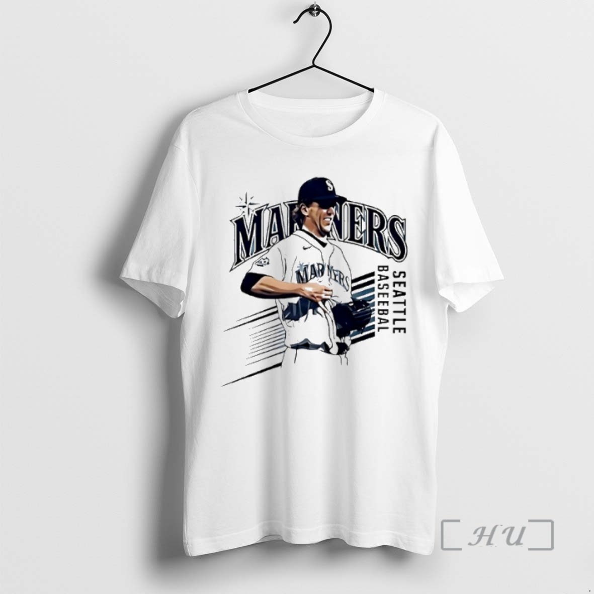 Officials Watch Mariners Logan Gilbert Catch Baseball Caught In Premium T Shirts Sweater Hoodie