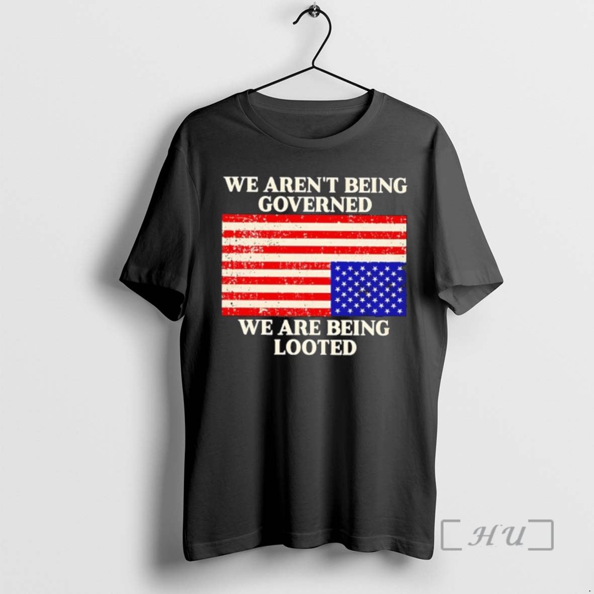 Officials We Arent Being Governed We Are Being Looted America Flag Premium T Shirts Sweater Hoodie