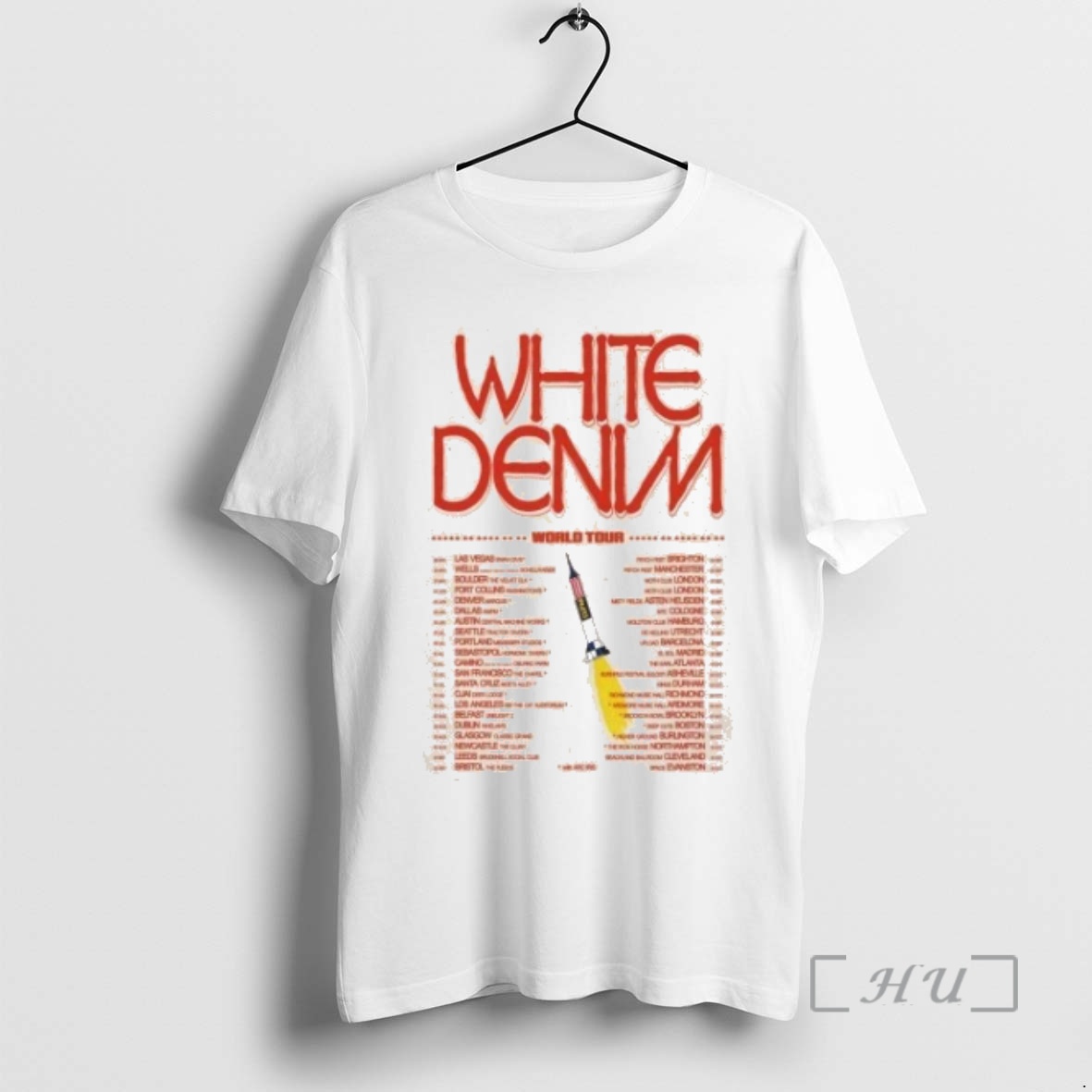 Officials White Denim World Concert Tour 2026 Premium T Shirts Sweater Hoodie