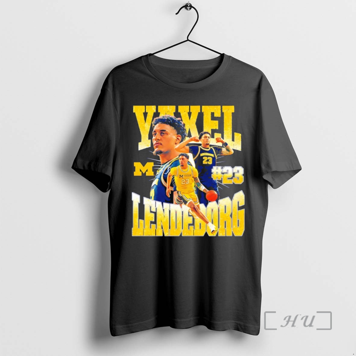 Officials Yaxel Lendeborg 23 Michigan Wolverines Mens Basketball Premium T Shirts Sweater Hoodie