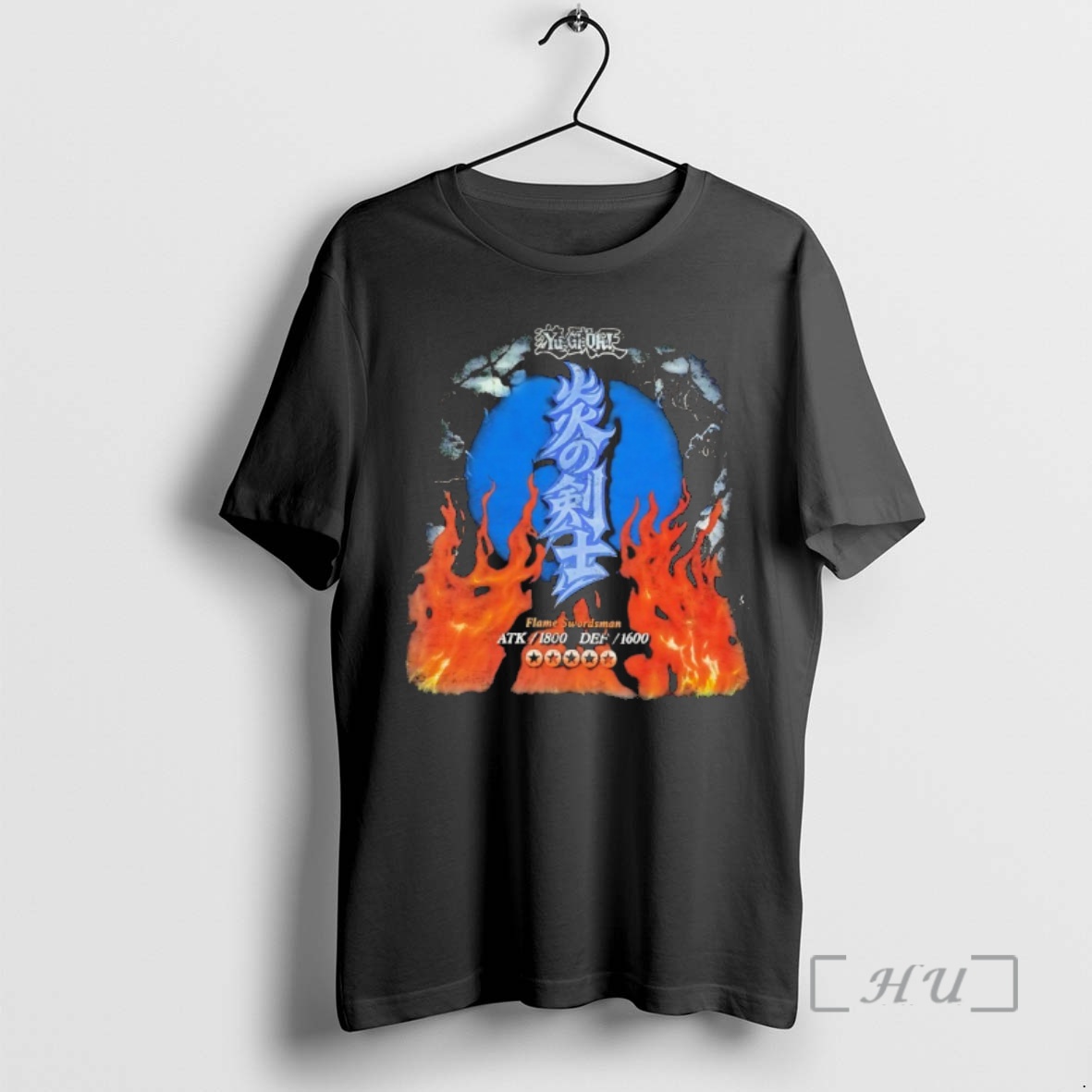 Officials Yugioh Flame Swordsman Card Detail Graphic Premium T Shirts Sweater Hoodie