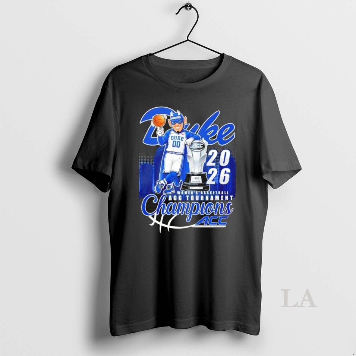 Original 2026 Mascot Duke Blue Devils Womens Basketball Acc Tournament Champions Shirt