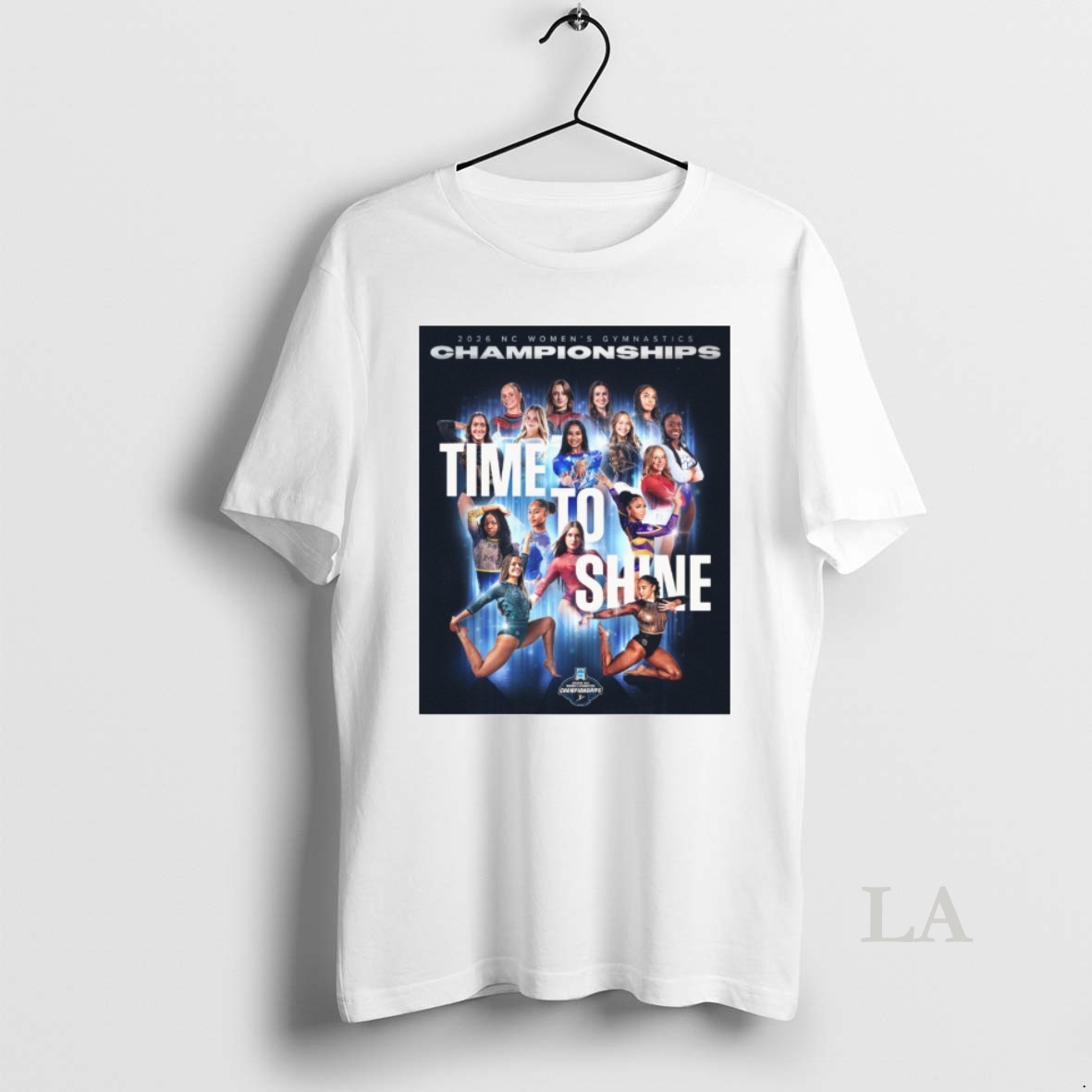 Original 2026 Nc Womens Gymnastics Championships Time To Shine Shirt