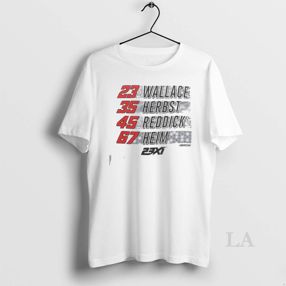 Original 23xi Racing White Drivers Lifestyle Shirt