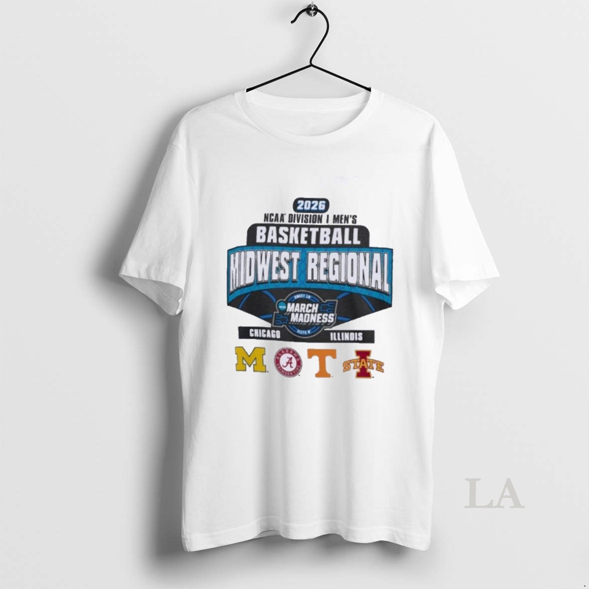 Original 4 Team 2026 Ncaa Di Mens Basketball Midwest Regional Chicago Illinois Shirt