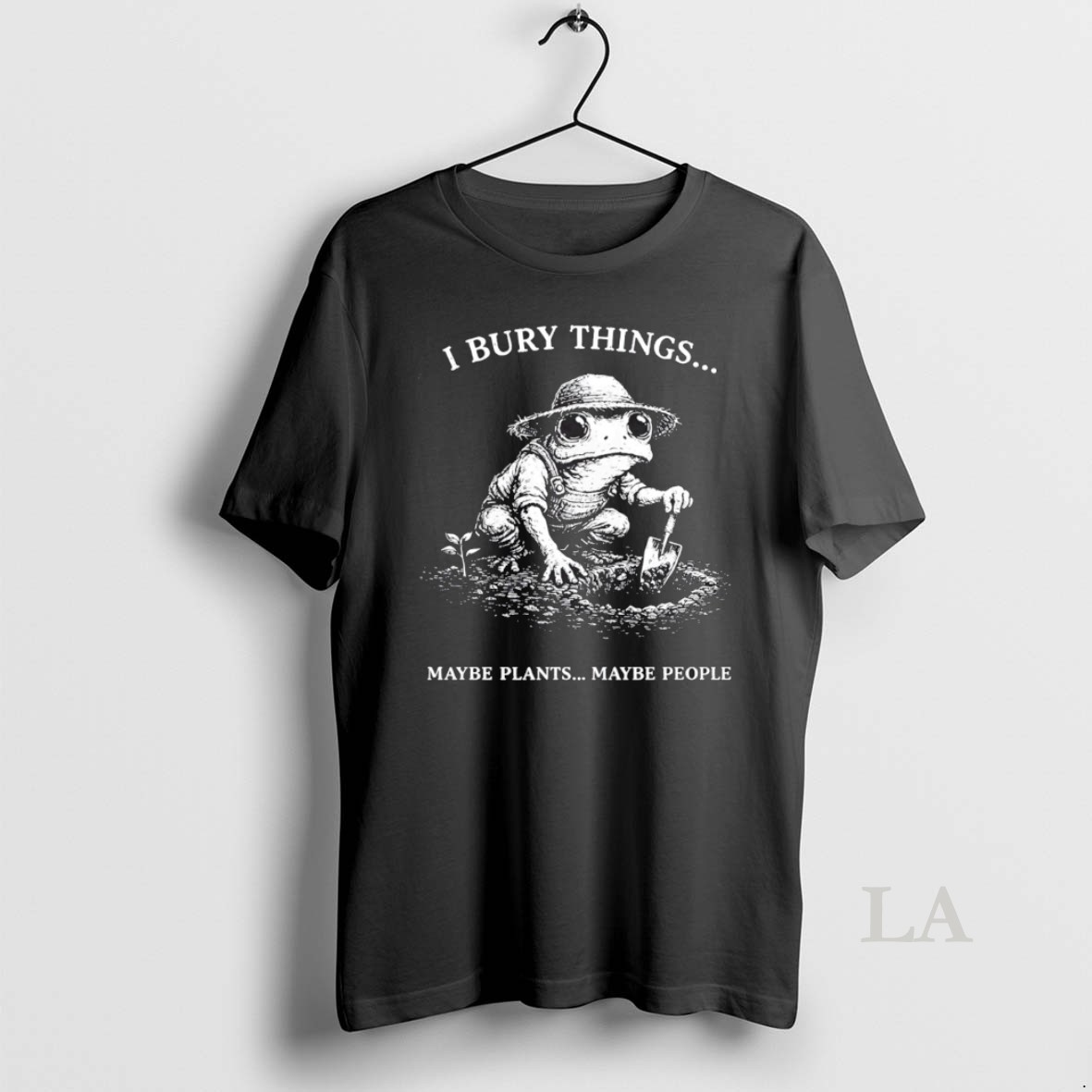 Original Frog Farmer I Bury Things Maybe Plants Maybe People Vintage Shirt