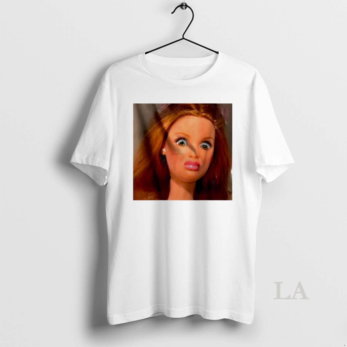 Original Funny Barbie Doll Face Meme Embarrassing Shirt