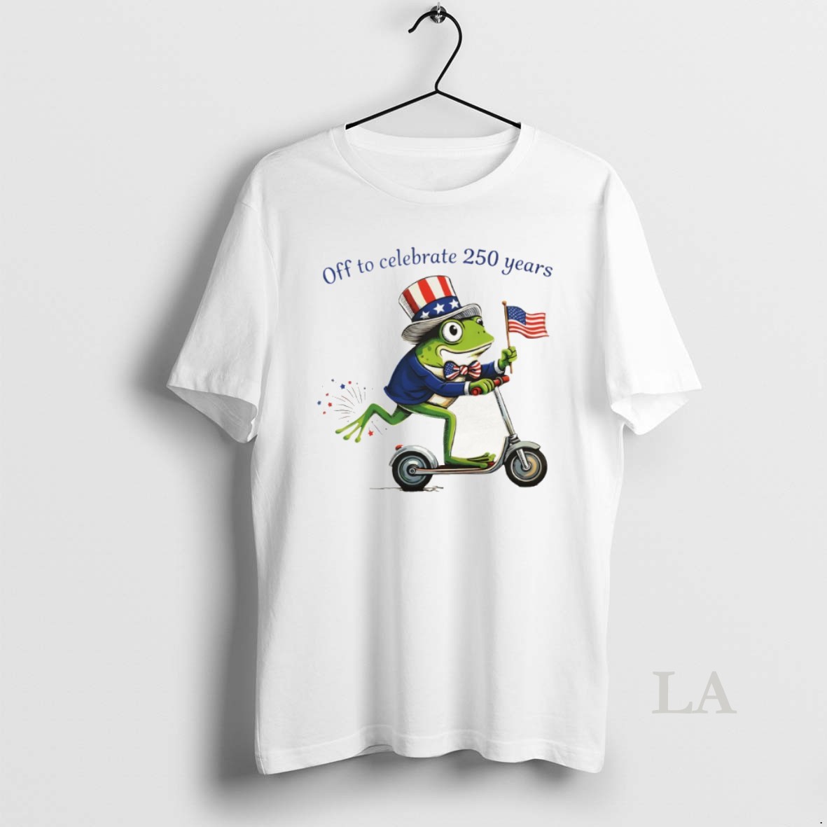 Original Funny Frog Patriotic Usa 250th Anniversary Celebrate 250 Years 4th Of July Shirt