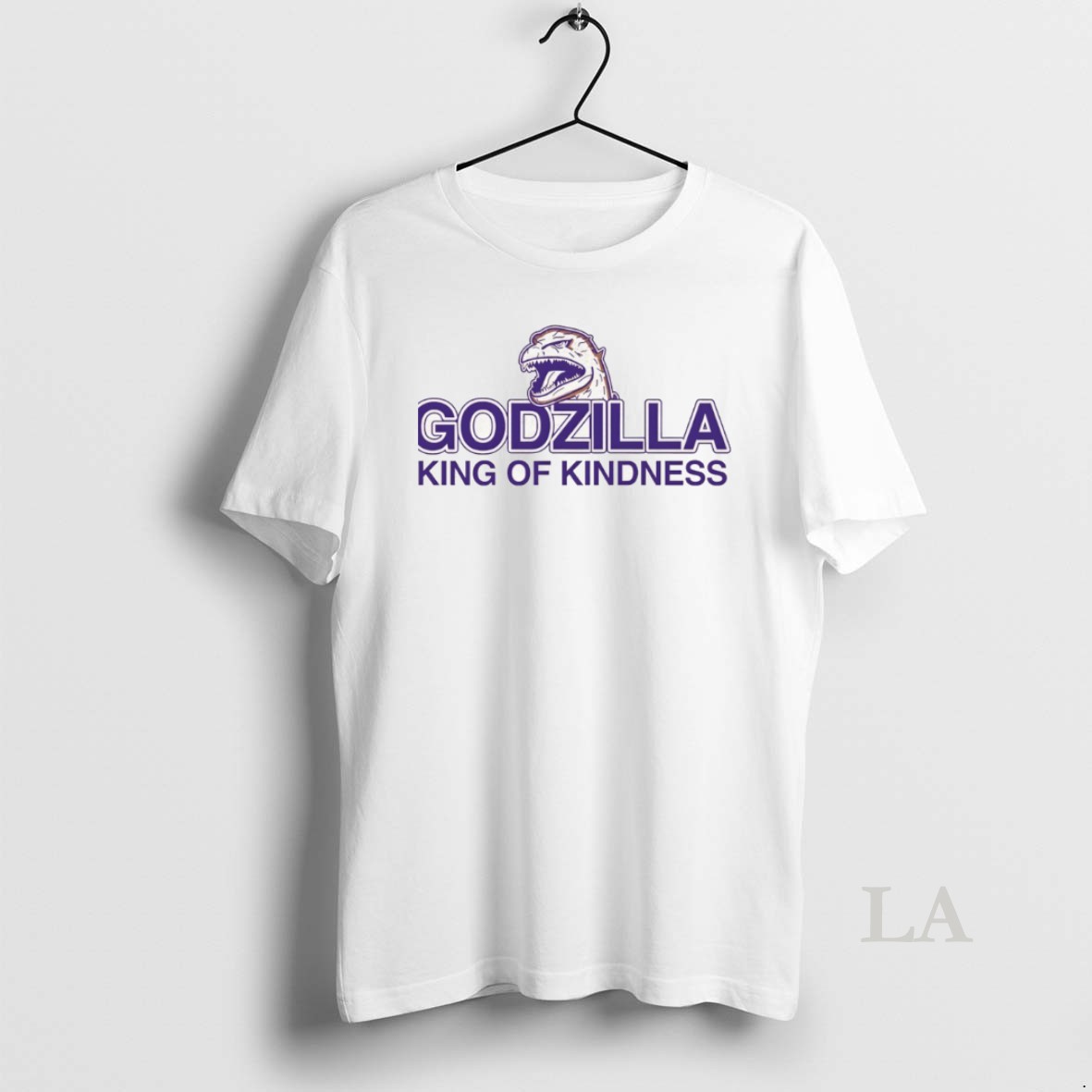 Original Godzilla King Of Kindness Gold Shirt