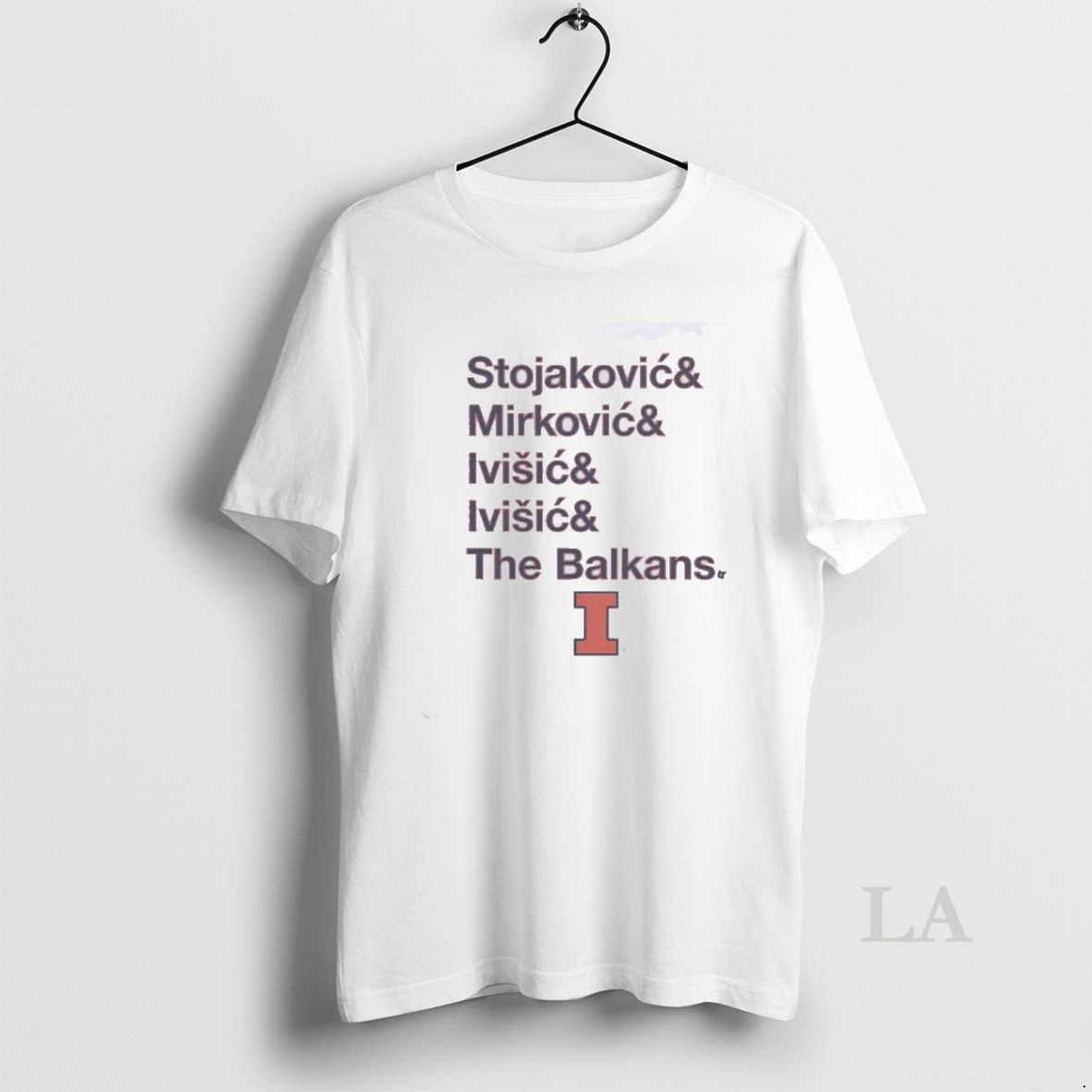 Original Illinois Mens Basketball The Balkan Bloc Shirt