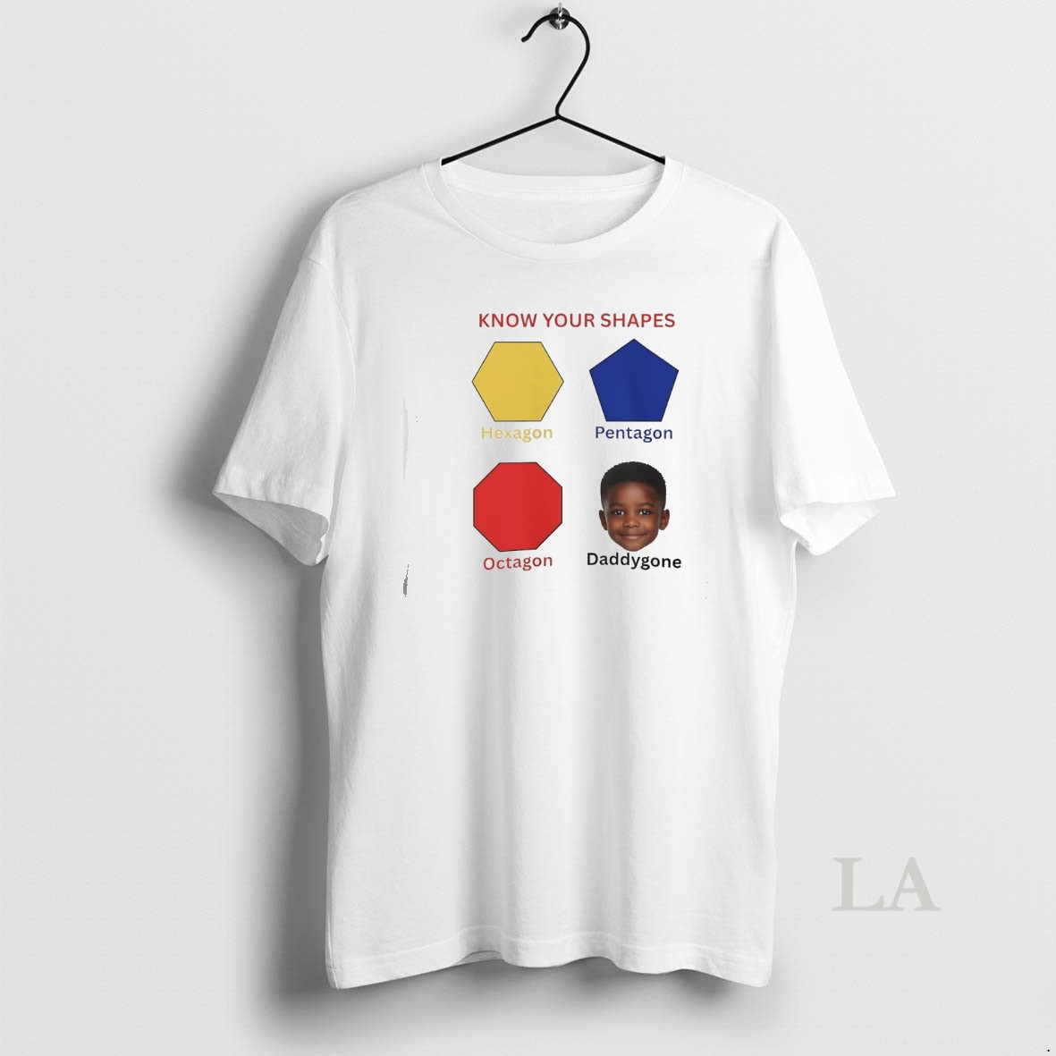 Original Know Your Shapes Hexagon Pentagon Octagon Daddygone Shirt
