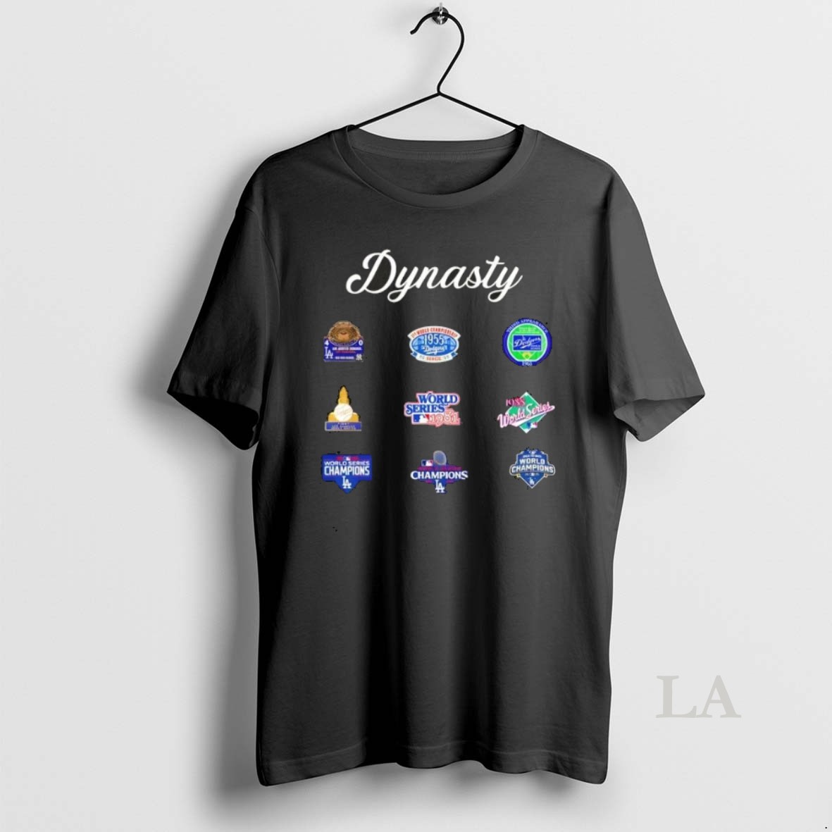 Original Los Angeles Dodgers Dynasty 9 World Series Titles Shirt