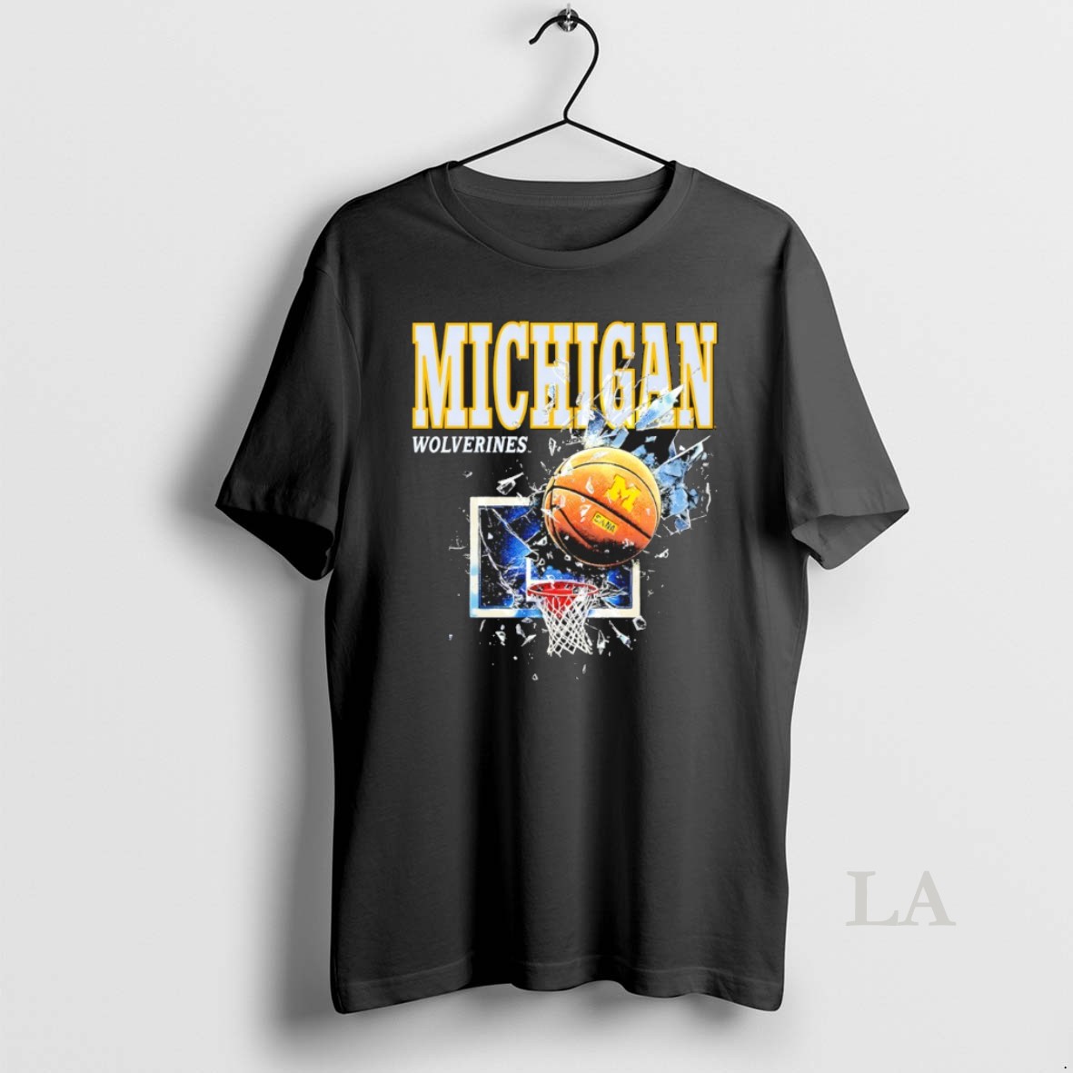 Original Michigan Wolverines Basketball Broken Glass National Champions Ncaa 2026 Shirt
