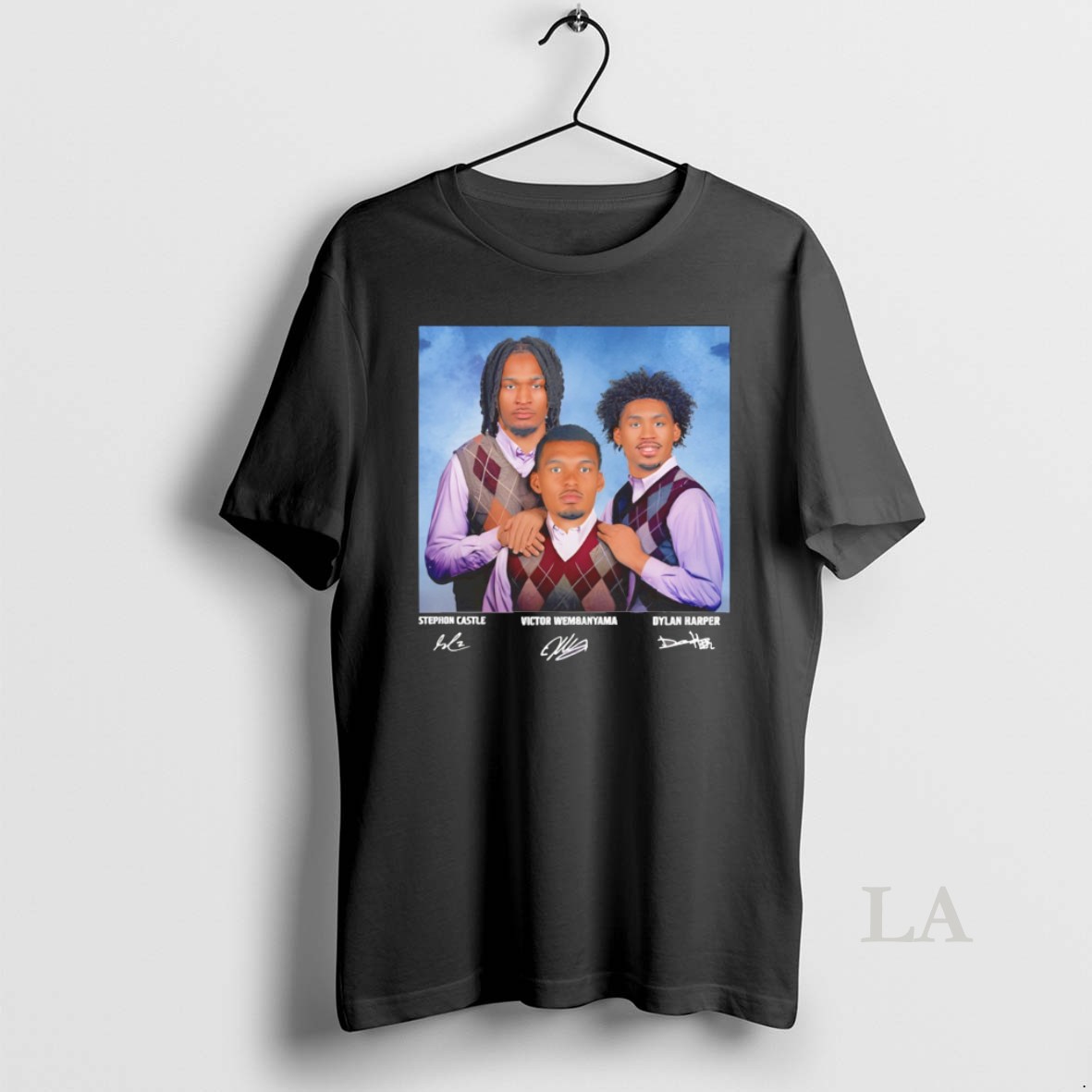 Original Victor Wembanyama Dylan Harper Stephon Castle San Antonio Spurs Basketball Step Brothers Signatures Shirt