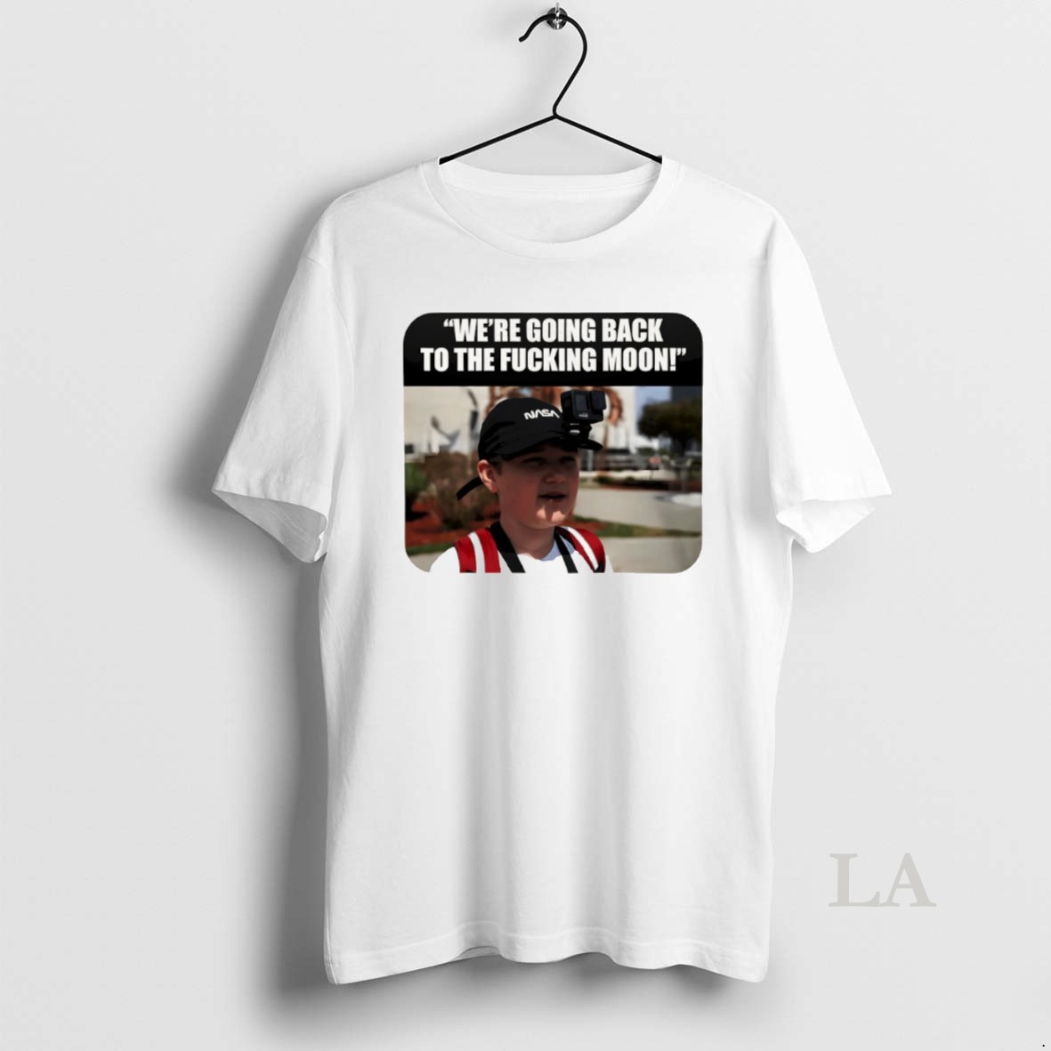 Original Were Going Back To The Fucking Moon Nasa Shirt