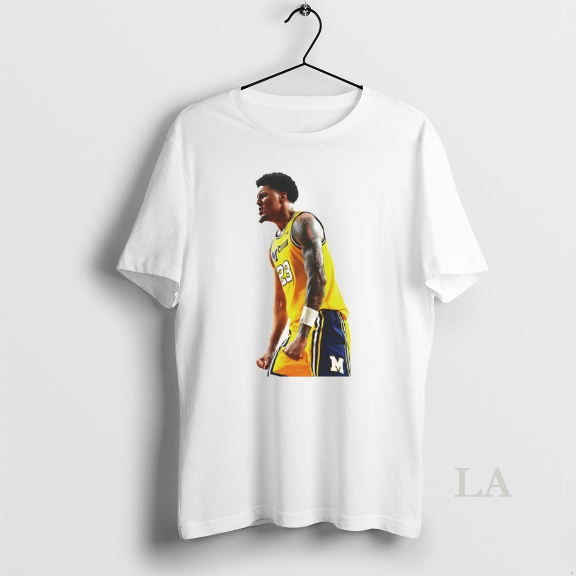 Original Yaxel Lendeborg Flex Motion Michigan Wolverines Basketball Big Ten Conference 2026 Shirt