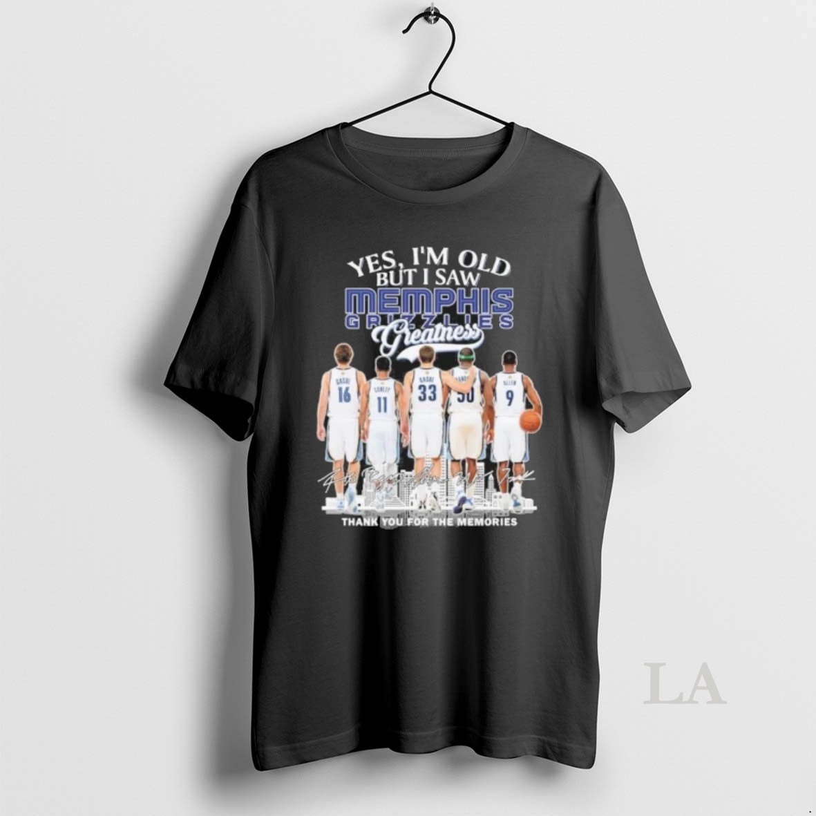 Original Yes Im Old But I Saw Memphis Grizzlies Legends Greatness Shirt