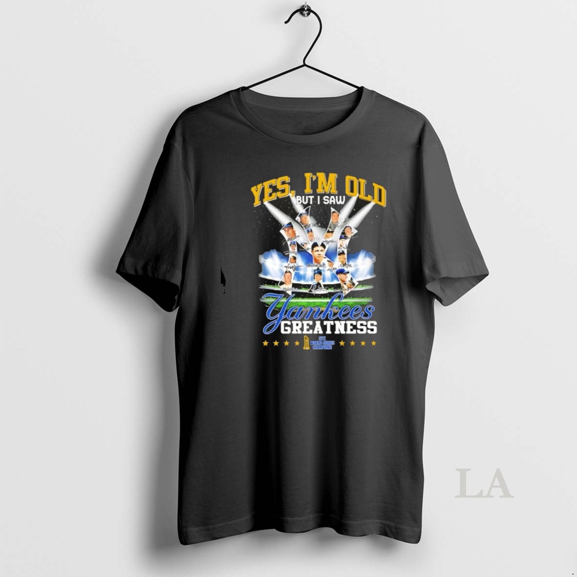 Original Yes Im Old But I Saw New York Yankees Legends Greatness 27x World Series Champions Shirt