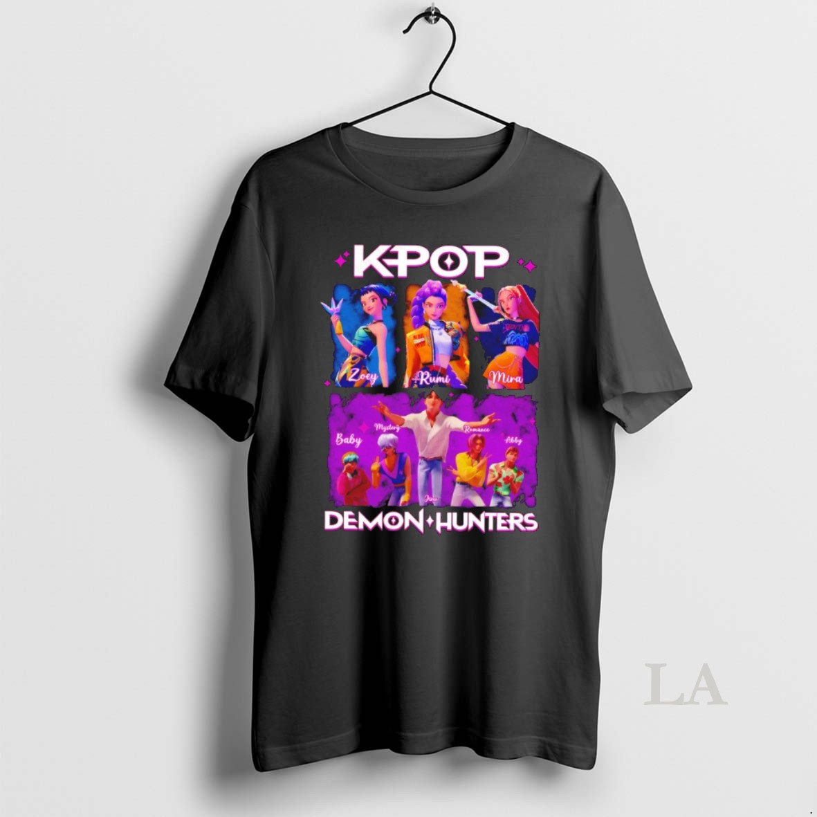 Original Zoey Rumi Mira Kpop Demon Hunters Preppy Kpop Huntrix Shirt