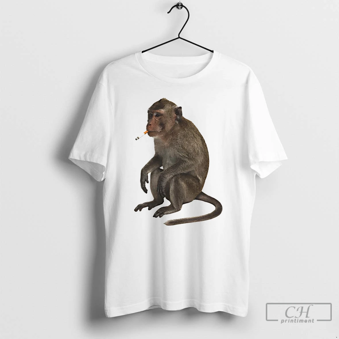 Premium Smoking Monkey Funny Meme T Shirts Sweater Hoodie