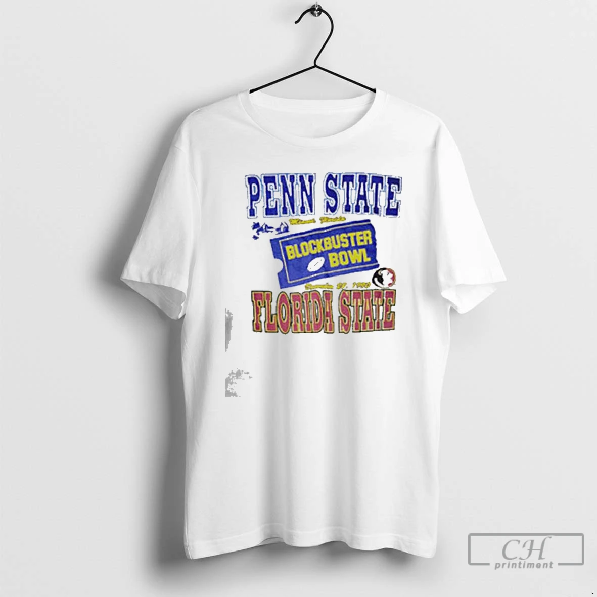 Premium Vintage 90s Blockbuster Bowl Penn State Psu Florida State T Shirts Sweater Hoodie